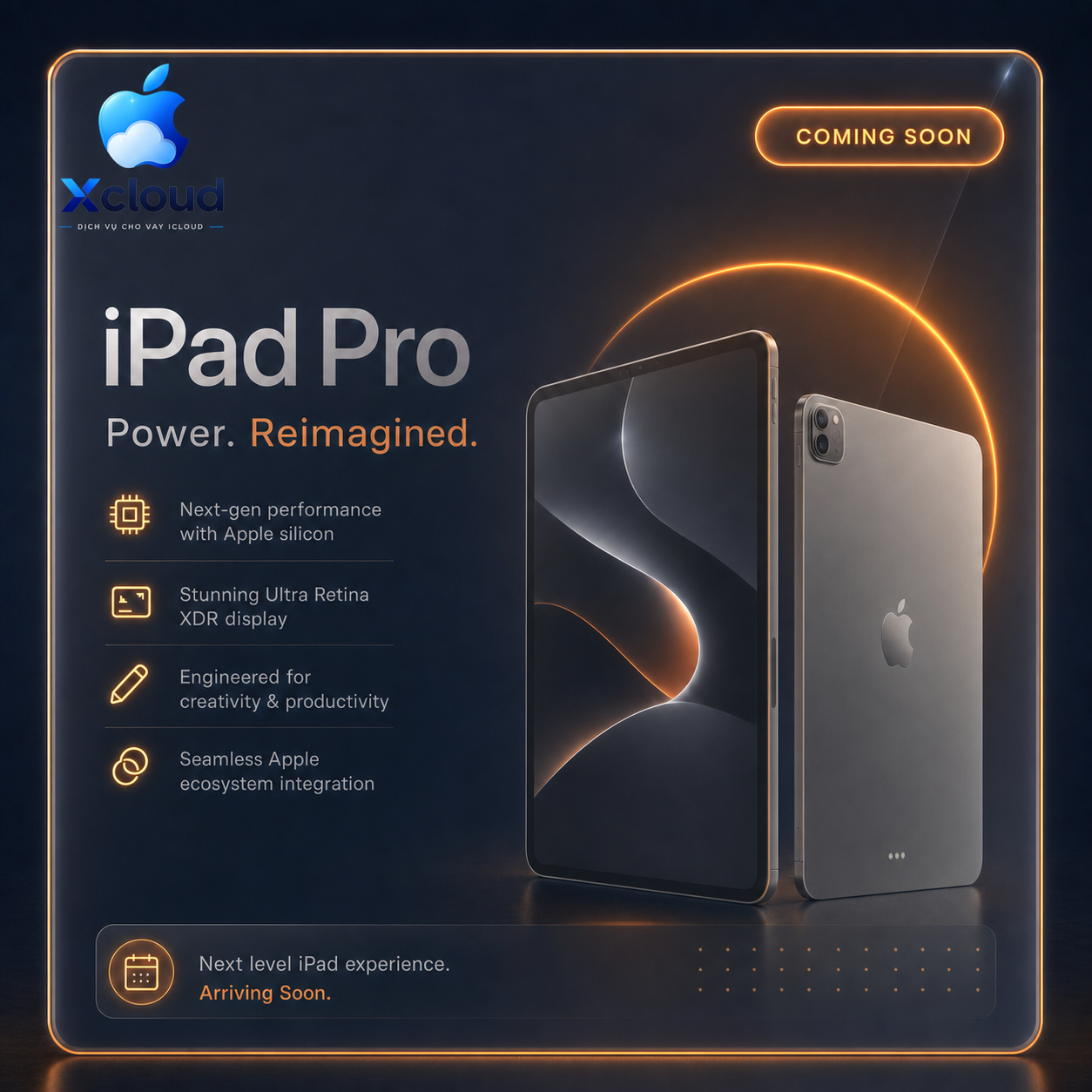 Goi vay iPad Coming Soon